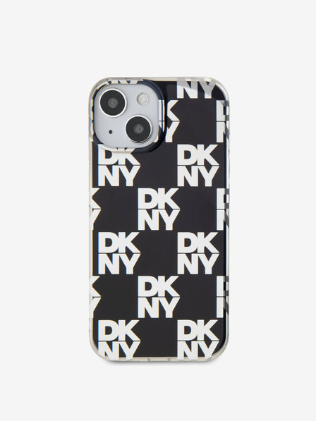DKNY PC/TPU Checkered Pattern Zadní Kryt pro iPhone 14 Black DKNY
