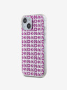 DKNY PC/TPU Repeat Pattern Zadní Kryt pro iPhone 15 Pink DKNY
