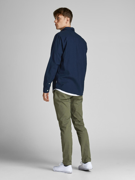 Jack & Jones Tmavě modrá košile Jack & Jones Oxford