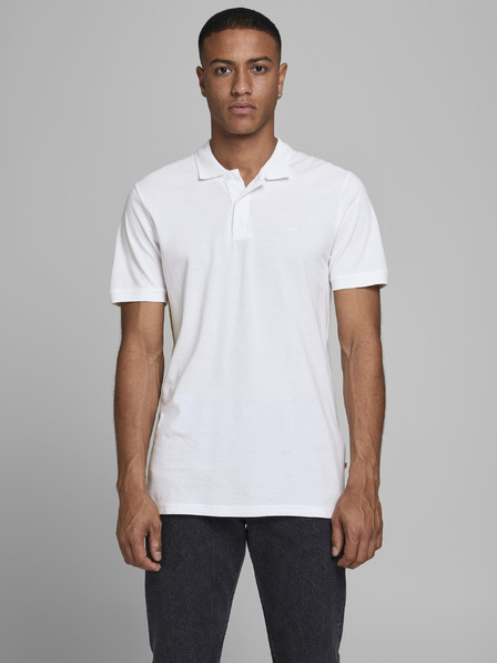 Jack & Jones Bílé polo tričko Jack & Jones