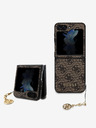 Guess Guess 4G Charm Zadní Kryt pro Samsung Galaxy Z Flip 5 Brown