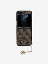 Guess Guess 4G Charm Zadní Kryt pro Samsung Galaxy Z Flip 5 Brown