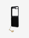 Guess Guess 4G Charm Zadní Kryt pro Samsung Galaxy Z Flip 5 Brown