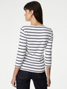 Marks & Spencer Černo-bílé dámské pruhované tričko Marks & Spencer