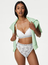 Marks & Spencer Bílá dámská push-up podprsenka s krajkou Marks & Spencer Cleo