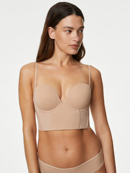 Marks & Spencer Béžová dámská push-up podprsenka Marks & Spencer Body Define™