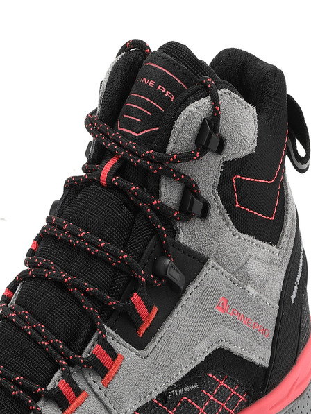 ALPINE PRO Šedá dámská outdoorová obuv s membránou PTX Alpine Pro Zerne