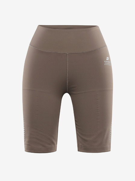 ALPINE PRO Dámské krátké legíny ALPINE PRO GARELA walnut