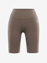 ALPINE PRO Dámské krátké legíny ALPINE PRO GARELA walnut