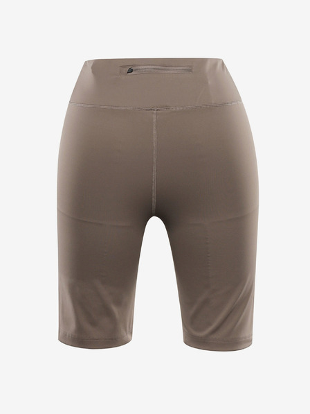 ALPINE PRO Dámské krátké legíny ALPINE PRO GARELA walnut