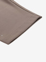 ALPINE PRO Dámské krátké legíny ALPINE PRO GARELA walnut