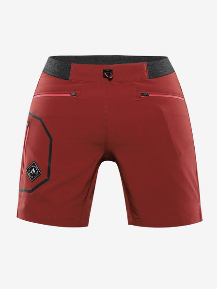 ALPINE PRO Dámské outdoorové kraťasy ALPINE PRO ZAMBA chilli