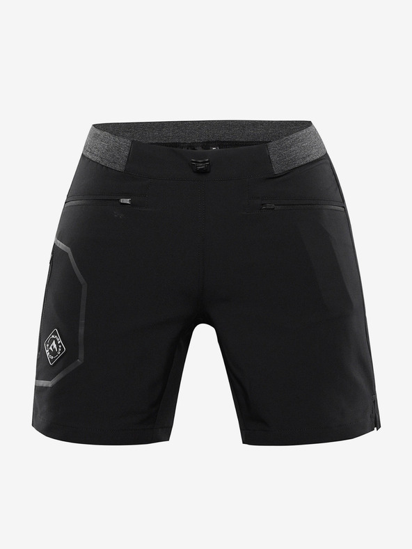 ALPINE PRO Dámské outdoorové kraťasy ALPINE PRO ZAMBA black