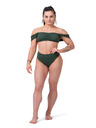 Nebbia Miami retro bikini - vrchní díl 553 S,dark green