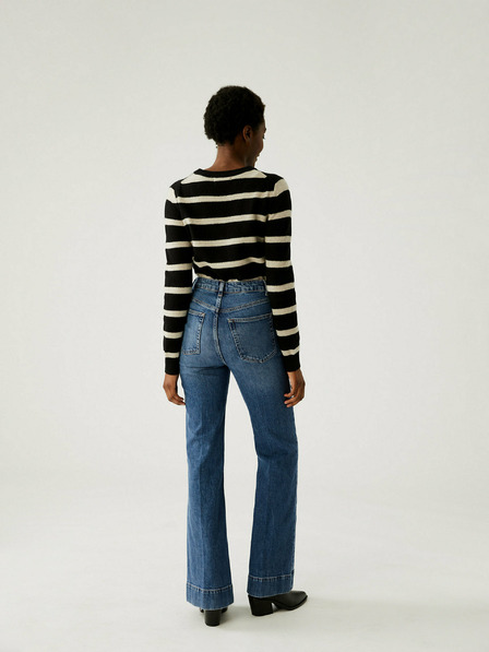 Marks & Spencer Modré dámské bootcut džíny s vysokým pasem Marks & Spencer