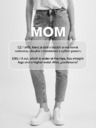 Marks & Spencer Džíny střihu Mom s vysokým pasem Marks & Spencer námořnická modrá