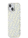 Karl Lagerfeld Karl Lagerfeld IML Electroplated Repeated Logo Zadní Kryt pro iPhone 15 Gold