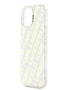 Karl Lagerfeld Karl Lagerfeld IML Electroplated Repeated Logo Zadní Kryt pro iPhone 15 Gold