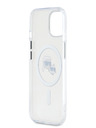 Karl Lagerfeld Karl Lagerfeld IML K&CH Heads Metal Frame MagSafe Zadní Kryt pro iPhone 15 Transparent