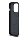 Karl Lagerfeld PU Leather Monogram Metal Logo Magsafe Zadní Kryt pro iPhone 14 Pro Max Black Karl Lagerfeld