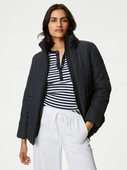 Marks & Spencer Modrá dámská prošívaná bunda s technologií Thermowarmth™ Marks & Spencer