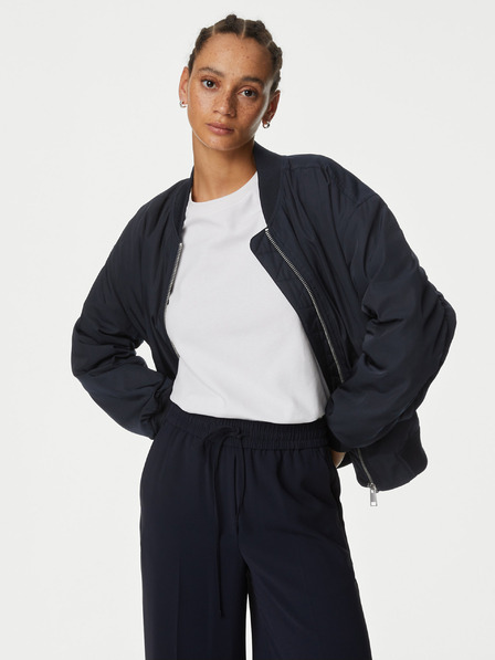 Marks & Spencer Tmavě modrý dámský bomber Marks & Spencer