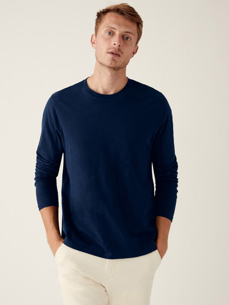 Marks & Spencer Tmavě modré pánské basic tričko Marks & Spencer