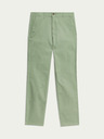 Marks & Spencer Strečové chino kalhoty normálního střihu Marks & Spencer zelená