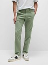 Marks & Spencer Strečové chino kalhoty normálního střihu Marks & Spencer zelená