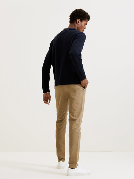 Marks & Spencer Chino kalhoty přiléhavého střihu se strečem Marks & Spencer béžová