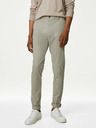 Marks & Spencer Světle šedé pánské chino kalhoty Marks & Spencer