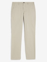 Marks & Spencer Béžové pánské strečové chino kalhoty Marks & Spencer