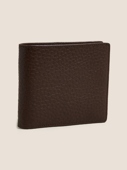 Marks & Spencer Tmavě hnědá kožená peněženka s technologií Cardsafe™ Marks & Spencer
