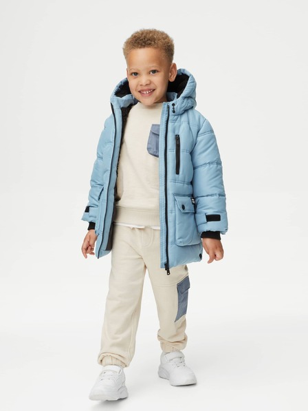 Marks & Spencer Zateplený kabát s kapucí a technologií Stormwear™ (2–8 let) Marks & Spencer