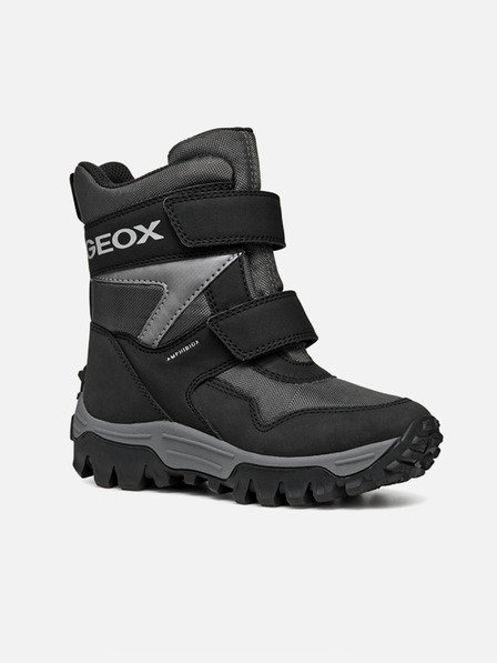 Geox Černá chlapecká kotníková obuv Geox Himalaya B ABX