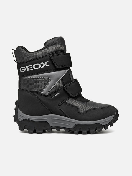Geox Černá chlapecká kotníková obuv Geox Himalaya B ABX
