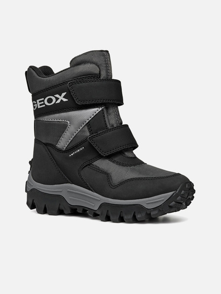 Geox Černá chlapecká kotníková obuv Geox Himalaya B ABX