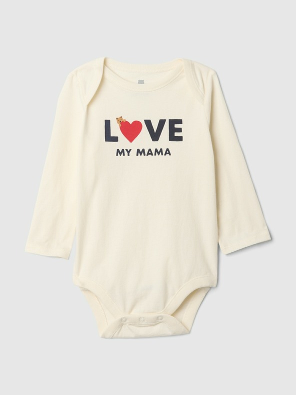 GAP Baby body z organické bavlny GAP