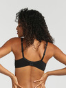 DIM Černá dámská podprsenka bez kostic Dim WIREFREE STRAPLESS BRA