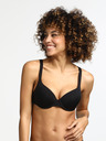 DIM Černá dámská podprsenka DIM INVISIBLE GENEROUS LIGHT PADDED BRA