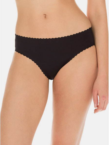 DIM Černé dámské bezešvé kalhotky Dim BODY TOUCH SLIP