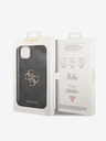 Guess Guess PU 4G Metal Logo Zadní Kryt pro iPhone 15 Grey