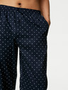 Marks & Spencer Tmavě modrá pánská puntíkovaná pyžamová souprava Marks & Spencer