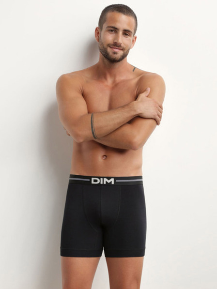 DIM Černé pánské boxerky DIM Icons boxer