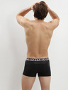 DIM Sada dvou pánských boxerek v šedé a černé barvě Dim COTTON 3D FLEX AIR BOXER