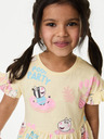 Marks & Spencer Žluté holčičí šaty s motivem Prasátko Peppa™ Marks & Spencer