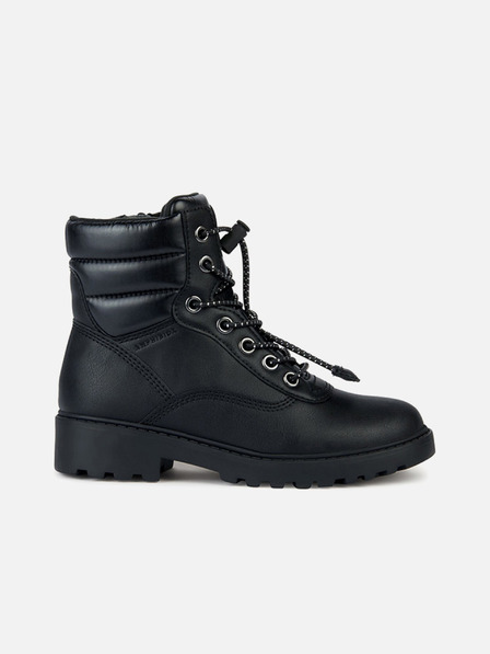 Geox Černá dívčí kotníková obuv Geox Casey B ABX
