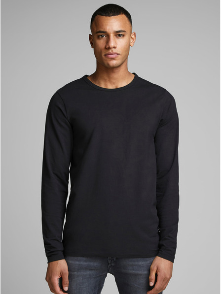 Jack & Jones Černé pánské basic tričko  Jack & Jones