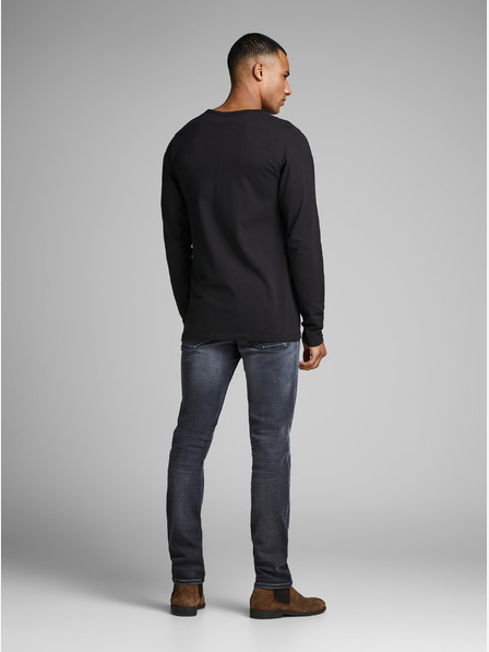 Jack & Jones Černé pánské basic tričko  Jack & Jones