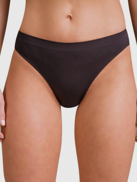Bellinda Černé dámské bezešvé kalhotky BELLINDA Seamless Microfibre Minislip